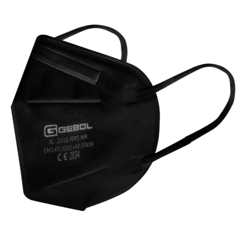 Gebol -  Ochranná maska FFP2 Compact čierna 2ks/balenie